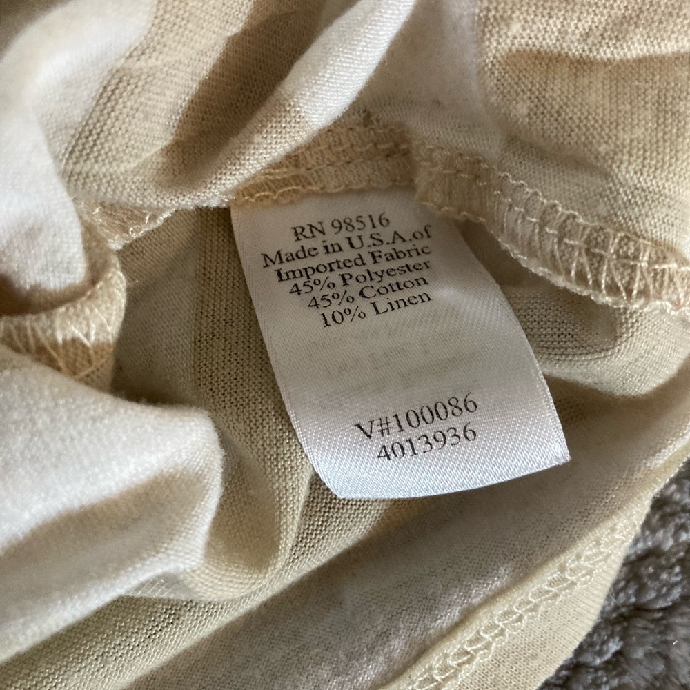 ‼️Last Call‼️ 👚 [Coldwater Creek] Striped Tank Top, Size L 14, EUC - Picture 5 of 7
